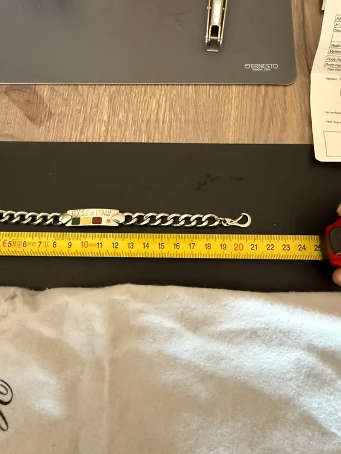 Gourmette Italie / Bracelet Italie - photo numéro 9