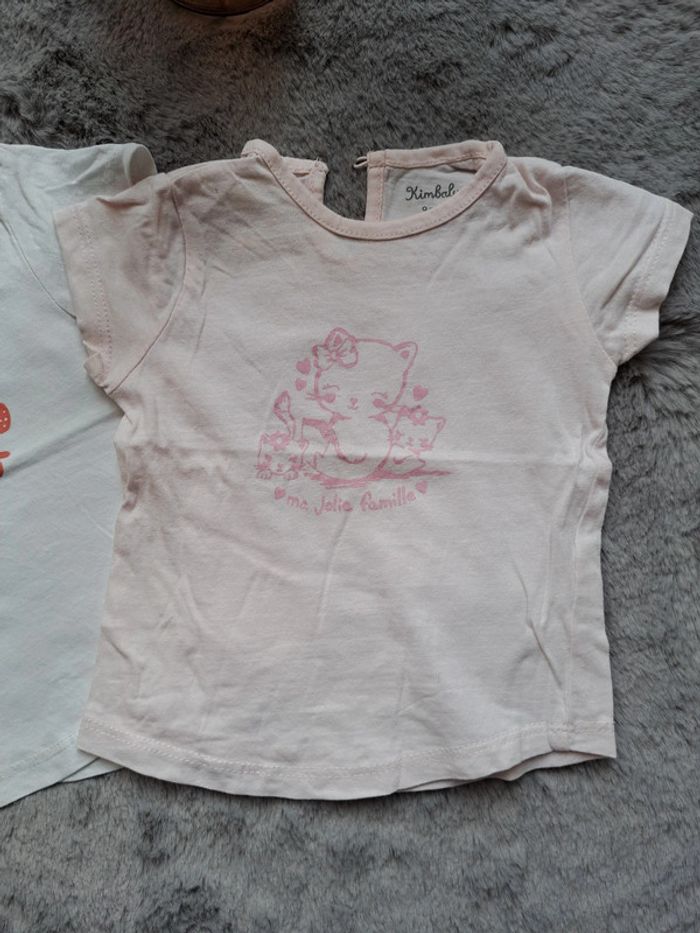 2 tee shirt 9 mois - photo numéro 3