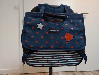Cartable lollipops paris glossy oberthur 38cm