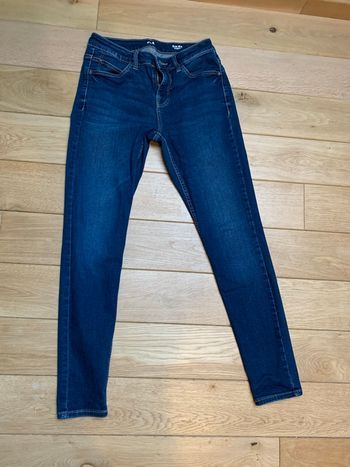 Pantalon petite taille jeans foncé skinny 