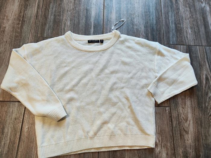 Pull blanc cassé femme Taille M  Brave Soul
