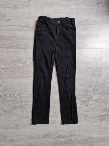 Pantalon noir Skinny fit Kiabi 8 ans Taille élastiquée réglable