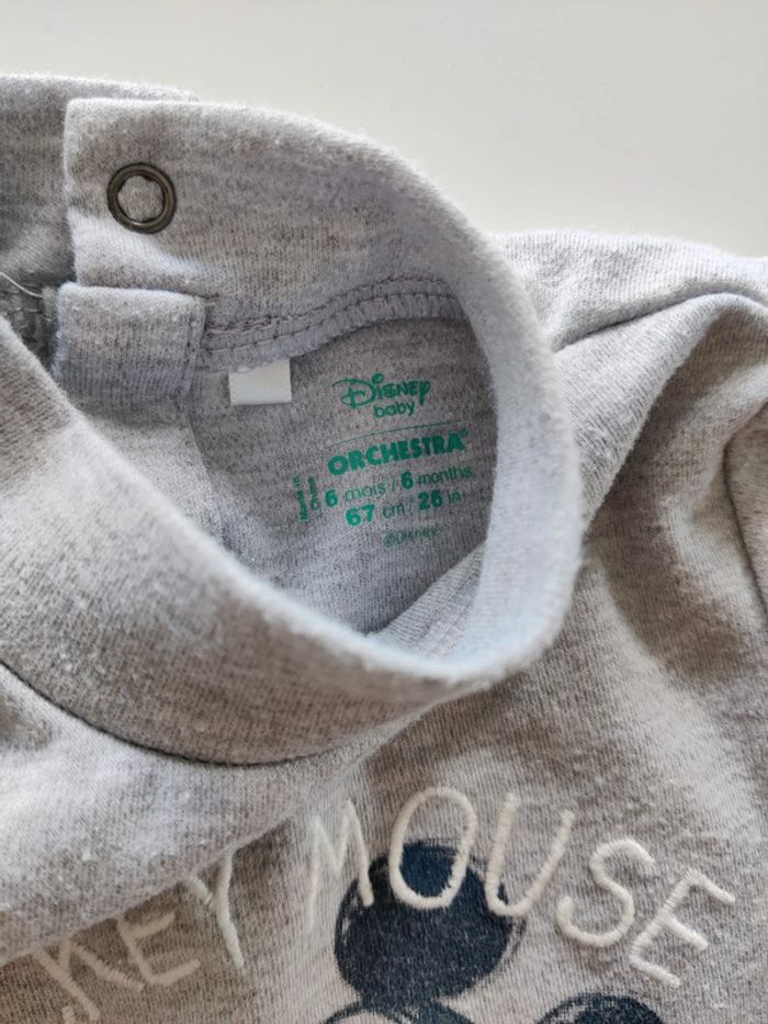 Ensemble bébé garçon Mickey Mouse 🐭 6 mois - TBE - photo numéro 3