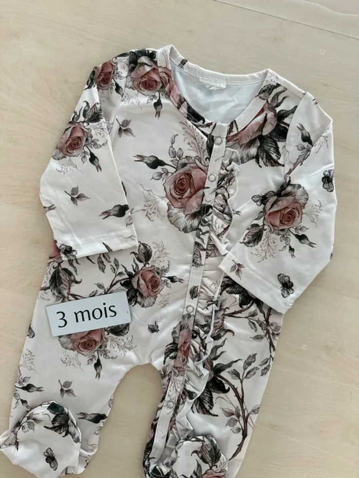 Pyjama léger fille 3 mois - photo numéro 2