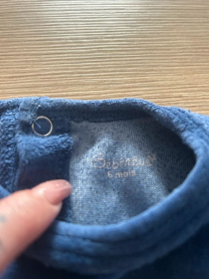 Pyjama bleu chat - photo numéro 3