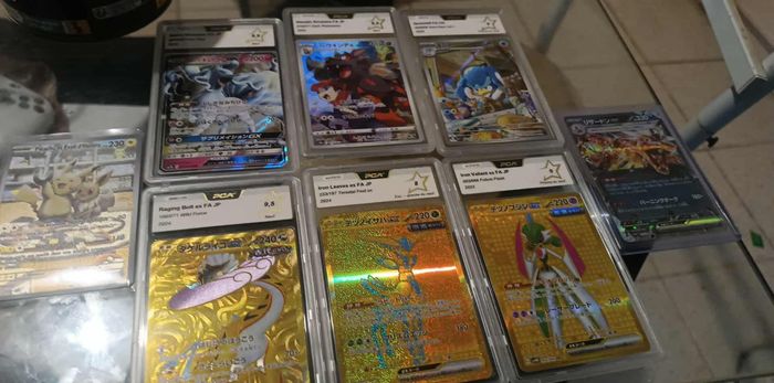 Lot carte gradé pokémon