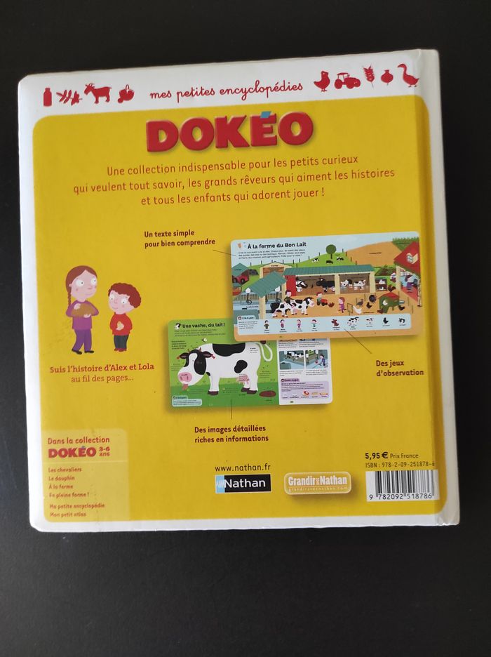 📖 Livre Dokeo à la ferme – Très bon état - photo numéro 5
