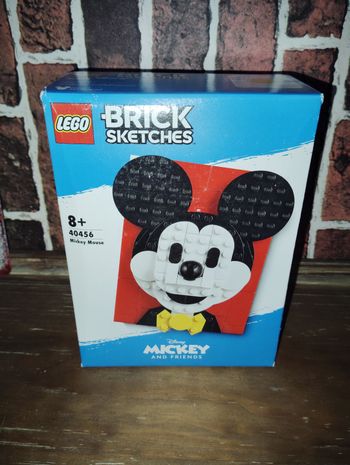 Lego brick sketches Mickey 40456