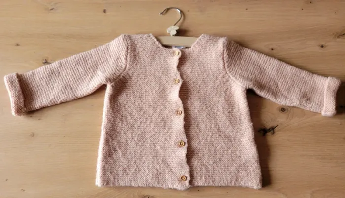 Gilet rose - 18 mois