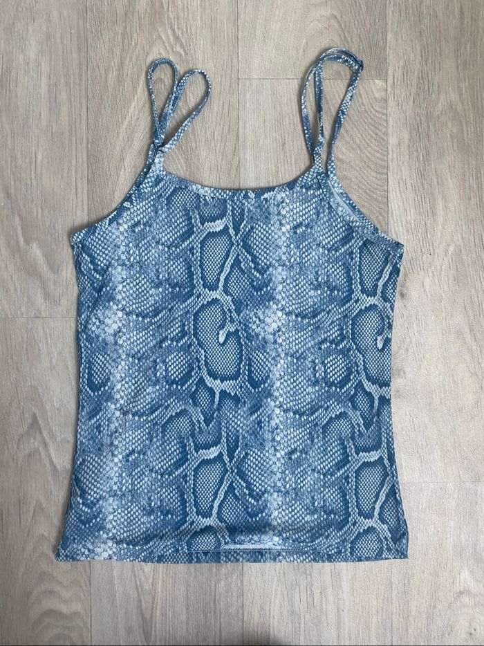 Top à bretelles motif serpent - photo numéro 2