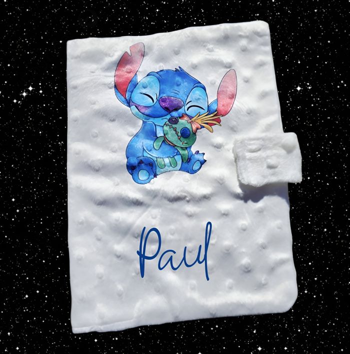 Protège carnet de santé personnalisé  stitch