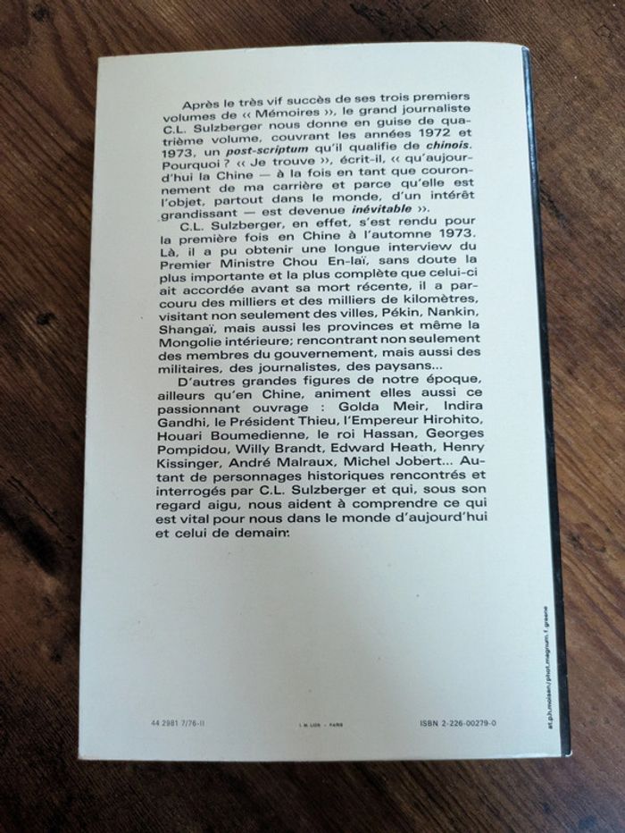 Post scriptum chinois - photo numéro 2