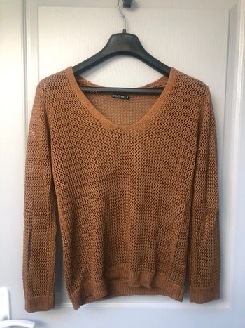 Pull maille marron in extenso taille M neuf