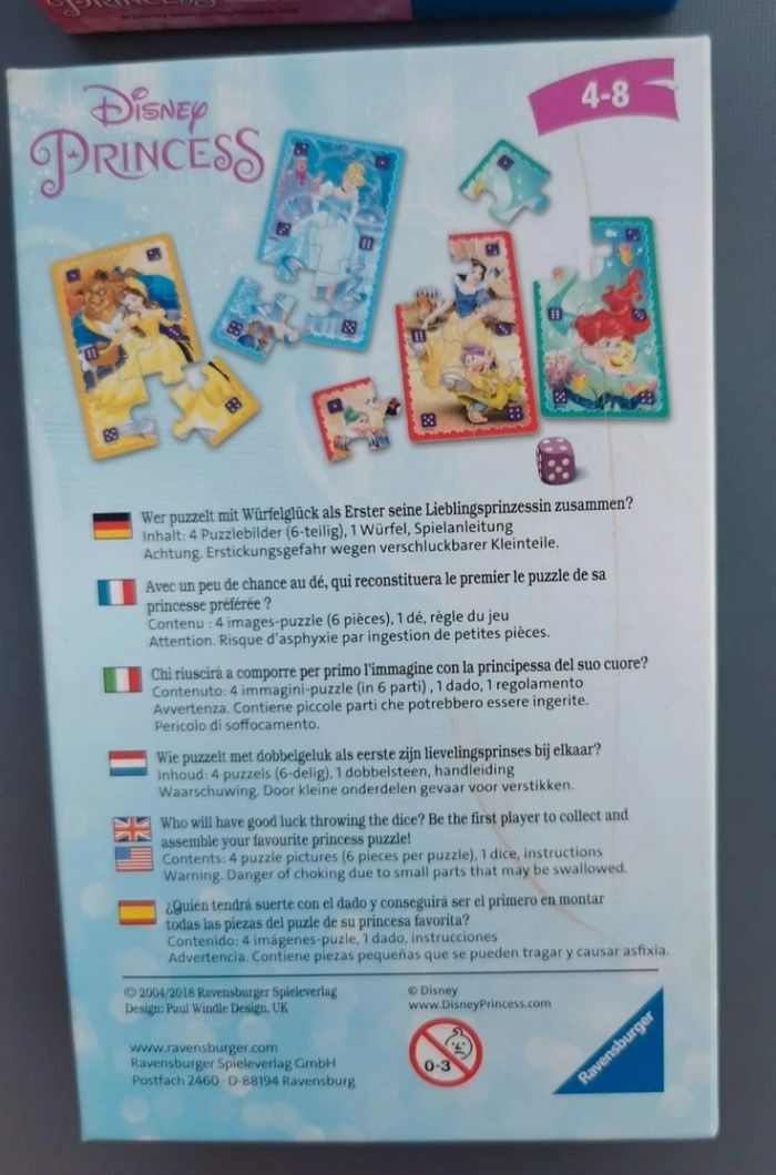 Ravensburger :jeux de société puzzle  disney princess - photo numéro 6
