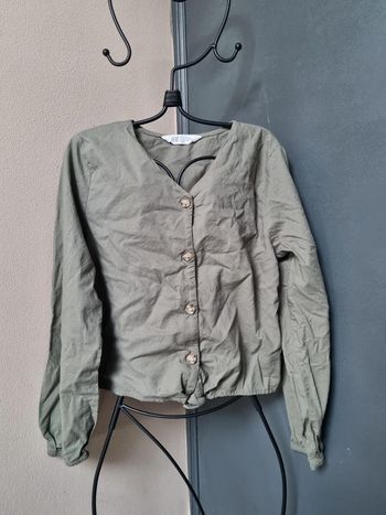 Blouse légère kaki