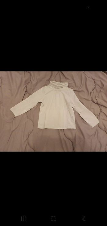 T shirt ml col roulé/sous pull