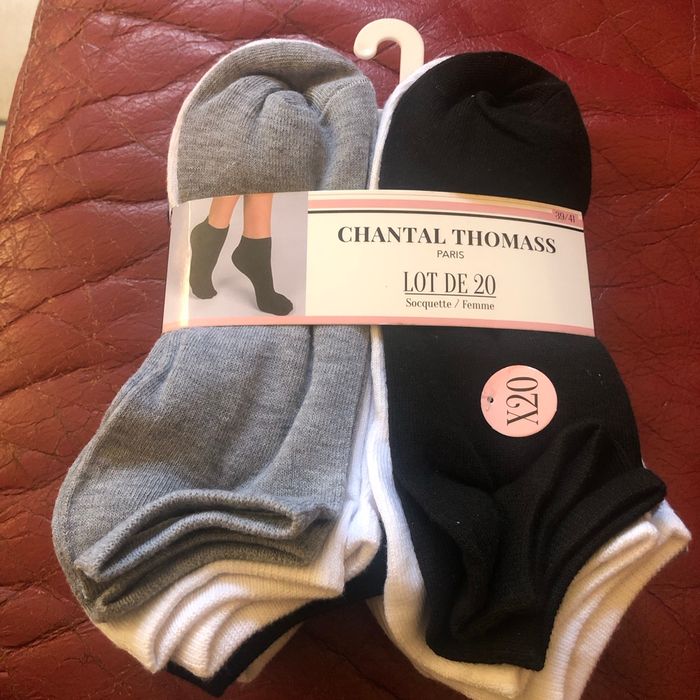 Lot de 20 paires de socquettes Chantal Thomass