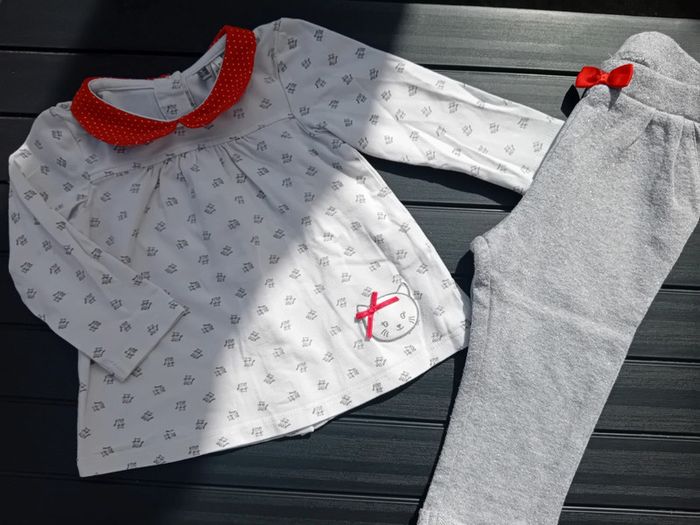 Petit lot 9 mois fille 71cm tbe mi saison - photo numéro 2