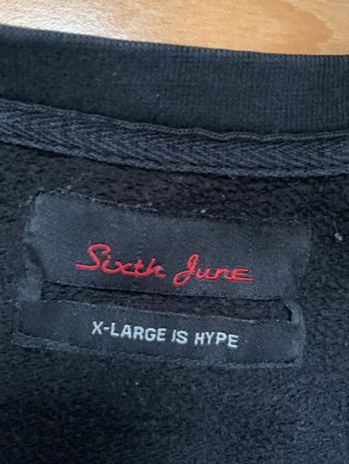 Sweat noir tête de mort XL - photo numéro 3