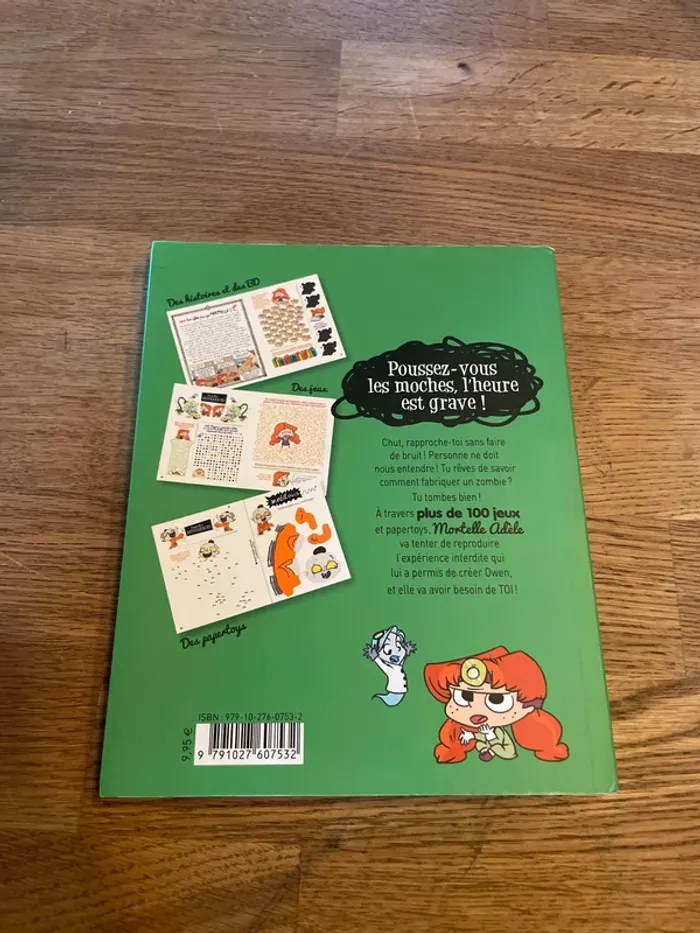 Livre Mortelle Adele L’expérience interdite BD et Jeux - photo numéro 3