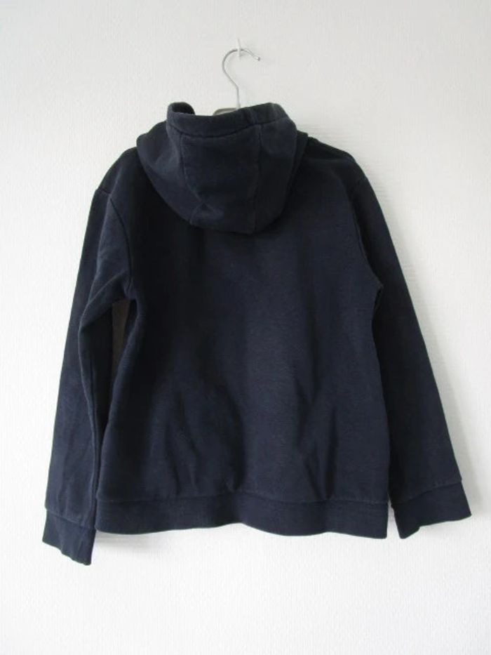 Sweat à capuche marine Vertbaudet 8 ans TBE - photo numéro 6