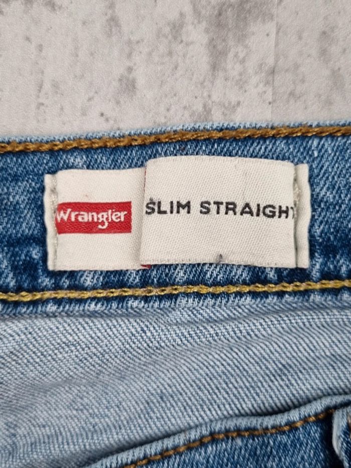 Jeans Slim Wrangler bleu – Taille 40x30 Hommes (mesures en photos) - photo numéro 7