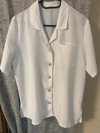 Chemise blanche manches courtes femme – Taille 42/44
