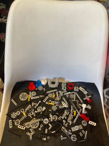 Lego Technic lot vrac clips fixations barres connecteurs officiel vintage pièces détachées