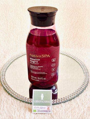 Jabón líquido perfumado Nativa Spa Ameixa Negra OBoticario
