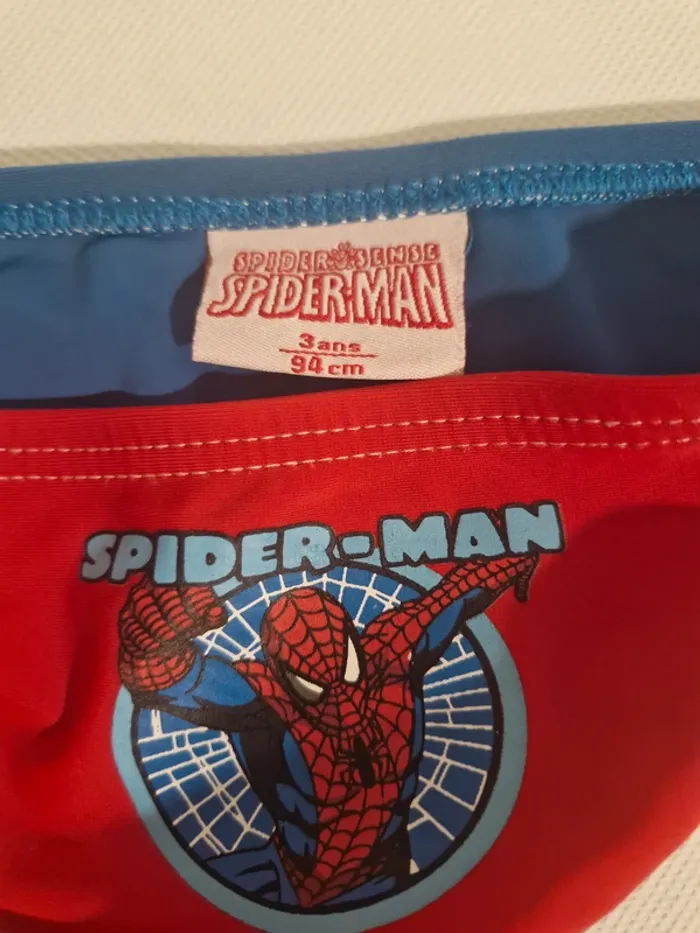 Slip de bain 3 ans 94 cm Spider-Man Marvel - photo numéro 2