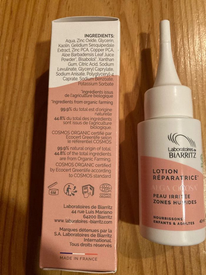 Lotion réparatrice Laboratoires de Biarritz - photo numéro 2