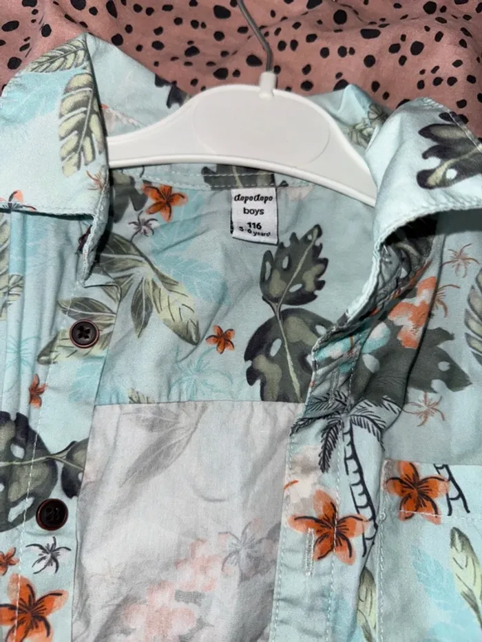 Chemise garçons lot de 2 taille 116 122 - photo numéro 4