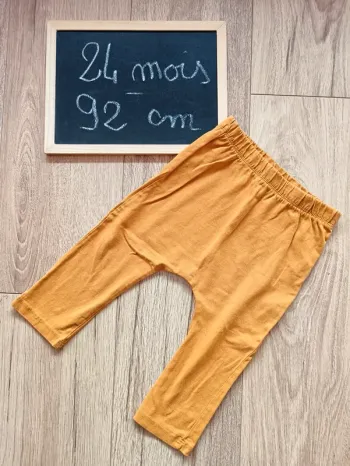 Pantalon léger moutarde