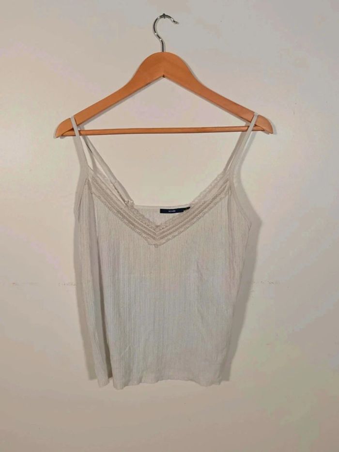 Débardeur blanc kiabi 38