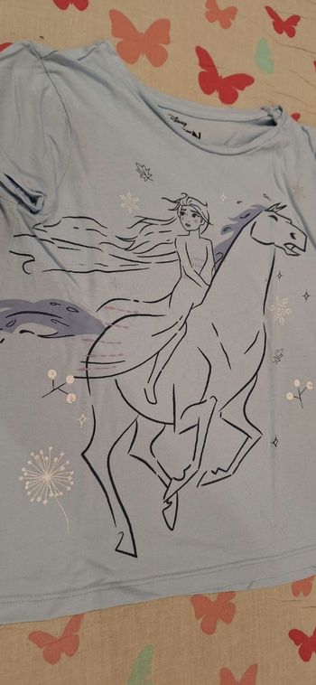 T-shirt frozen 7-8ans 
