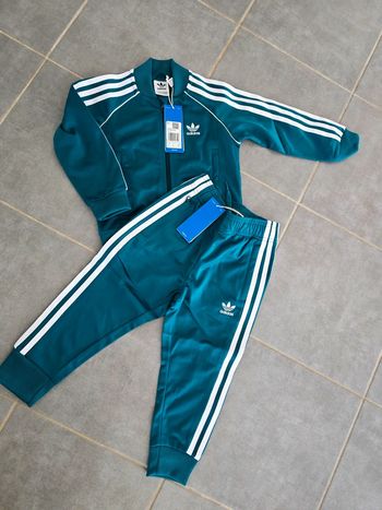 Magnifique Ensemble Adidas vert/turquoise