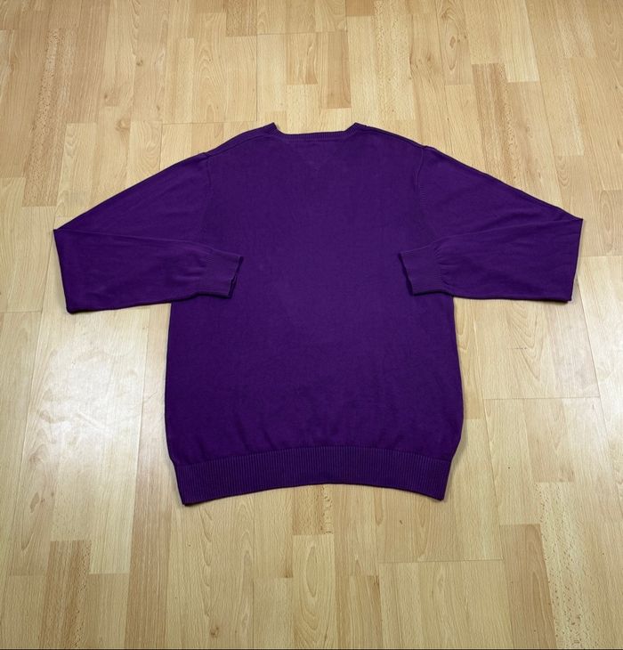 Pull Tommy Hilfiger violet – Taille M - photo numéro 3