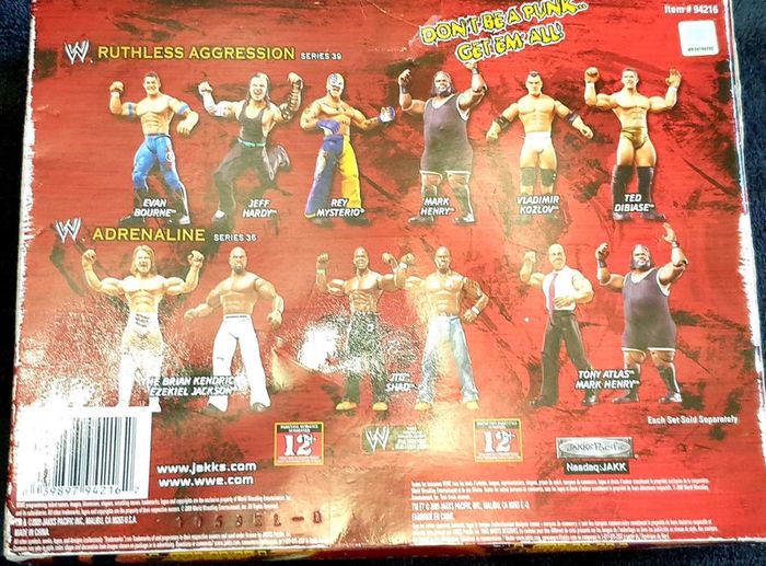 Figurine de catch jeff Hardy/ Matt Hardy Jakks - photo numéro 2