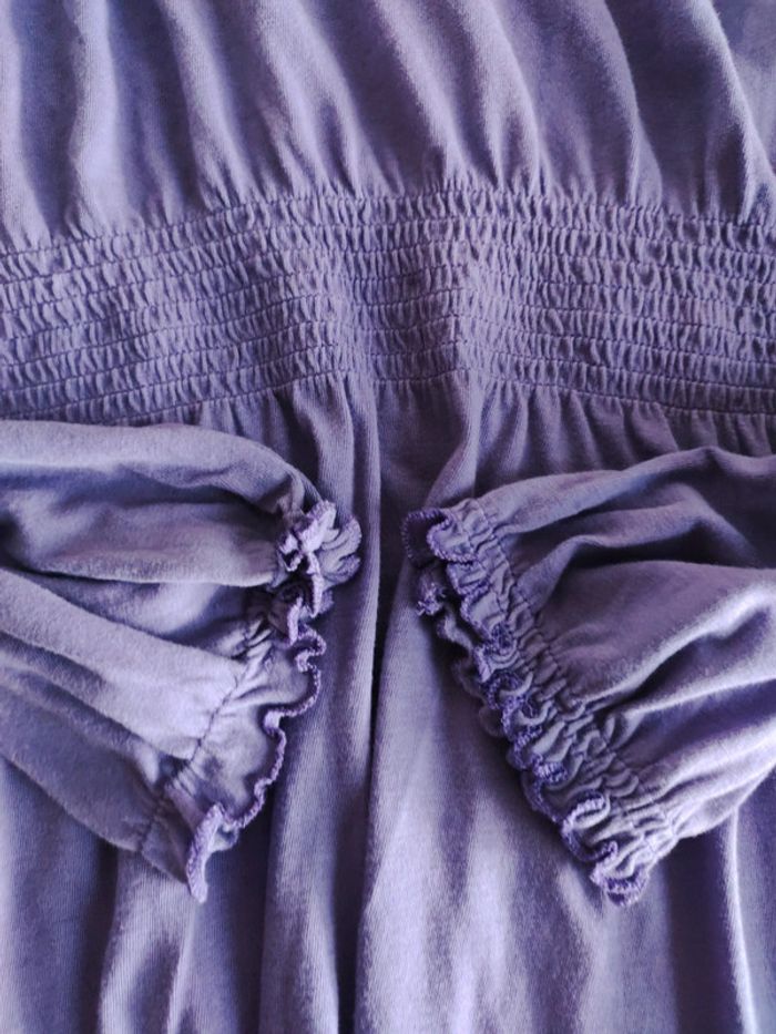 Tunique violette Zara taille M - photo numéro 6