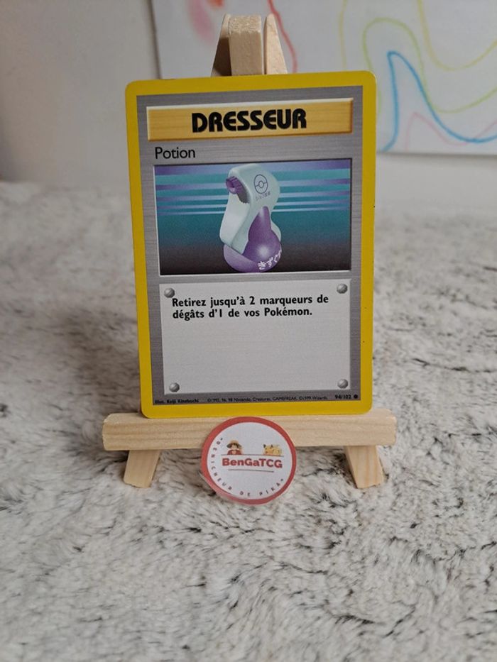 Carte pokemon dresseur potion 94/102 set de base ed2 wizards