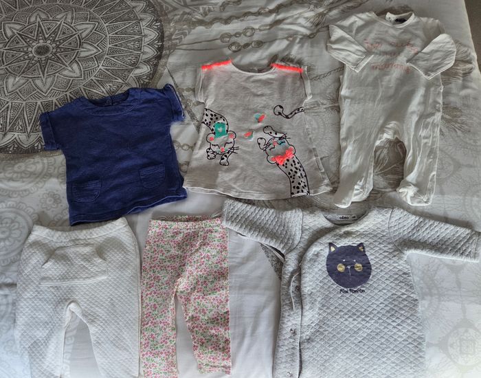 Joli lot bébé fille 6 mois Bon Bon État - photo numéro 4