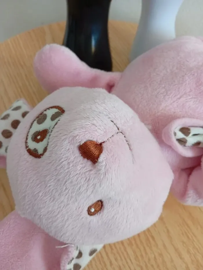 Peluche chien rose Marron toys bruin - photo numéro 3