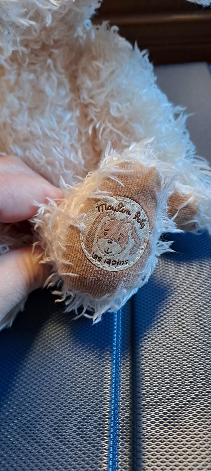 Doudou lapin beige - photo numéro 2