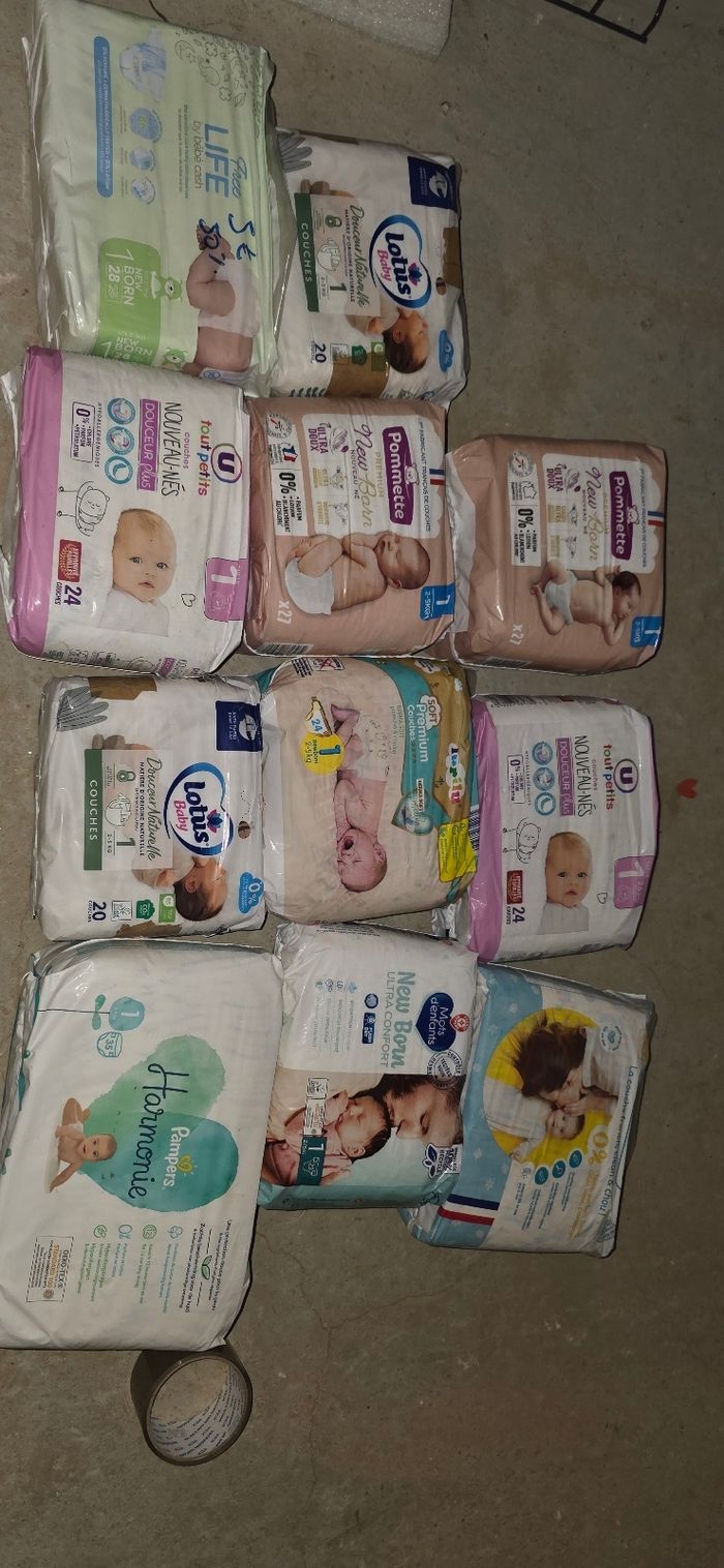 Lot de couche taille 1