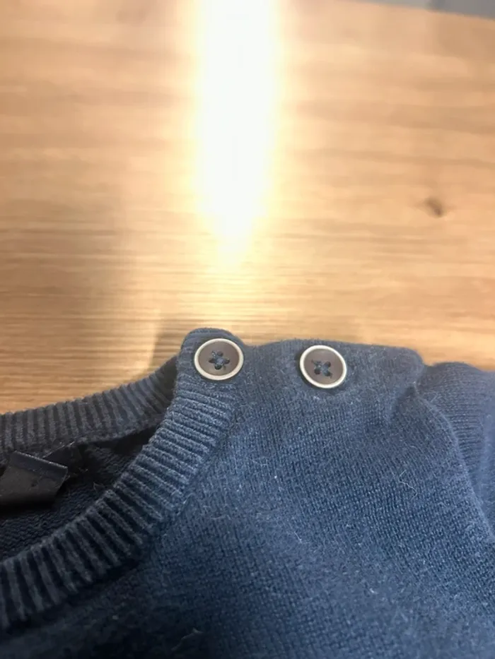 Pull bleu marine Cool - photo numéro 3