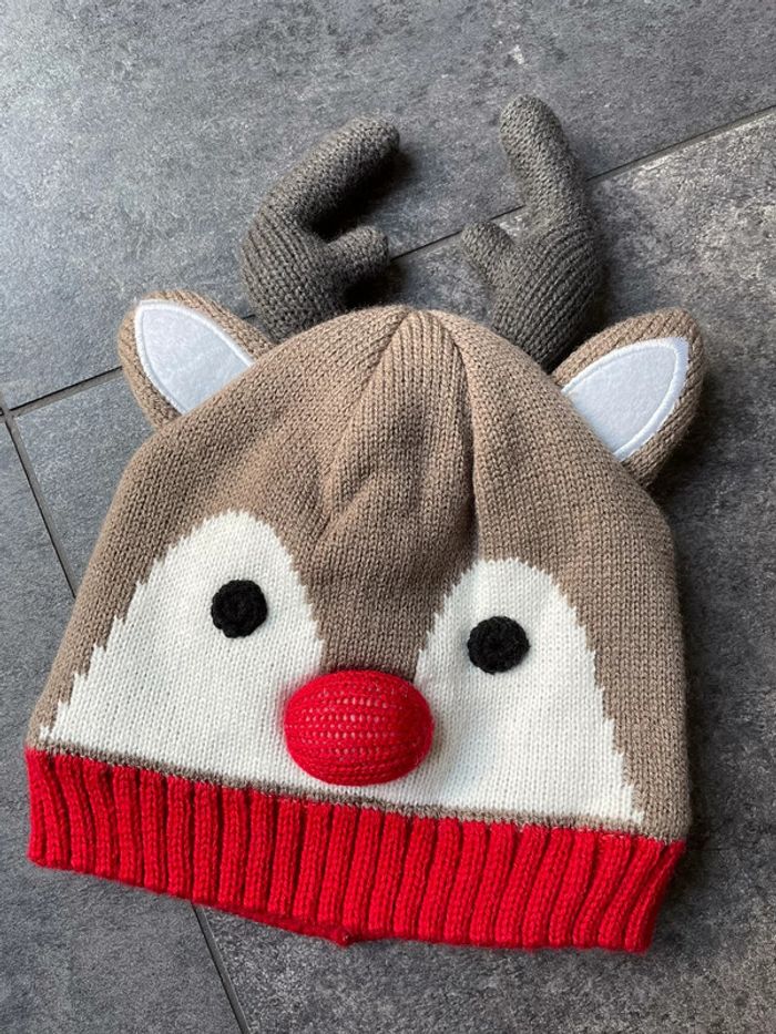 Bonnet 18-23 mois tête de renne