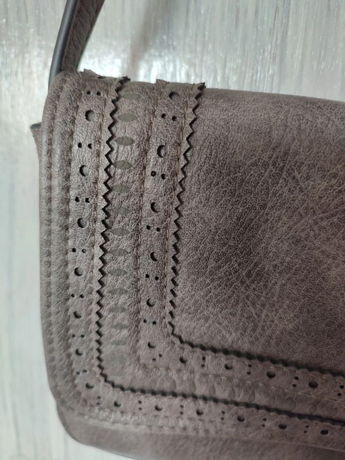 Sac pochette gris - photo numéro 6