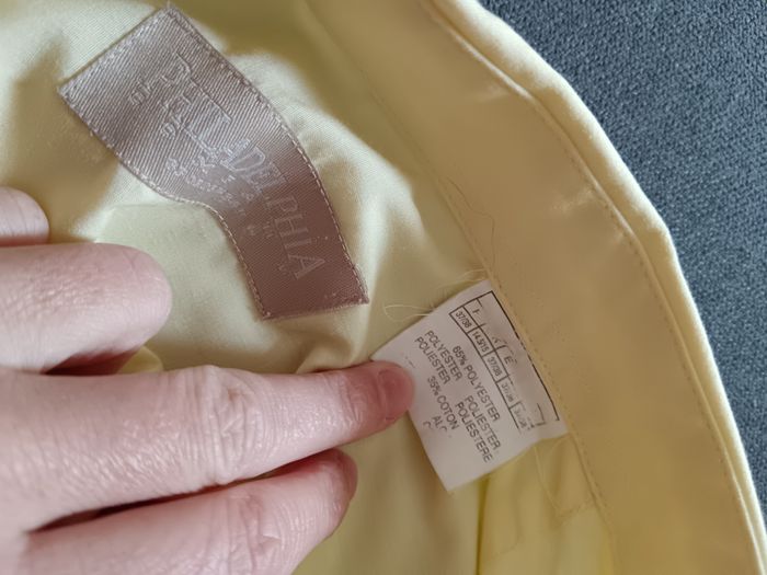 Chemise jaune Philadelphia vintage - photo numéro 10