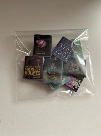 Lot de 10 livres miniatures pour maison de poupée