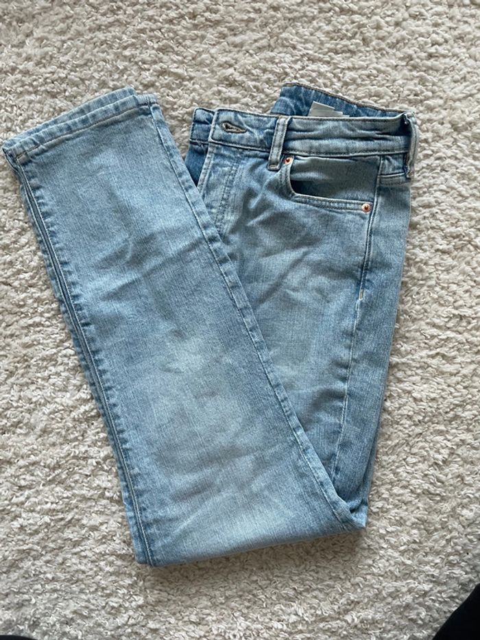 Jean mom bleu clair H&M - photo numéro 6
